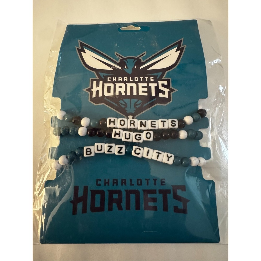 2024 Charlotte Hornets  FRIENDSHIP BRACLETS Set of 3 Fan‎ Gear